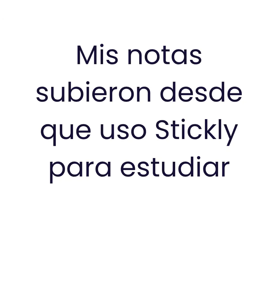 Imagen decorativa nube de dialogo con reseña de Stickly App